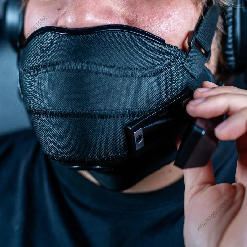 Microphone Earphones Suitable for Gaming, Esports, Live Streaming, Soundproofing, Noise Reduction  Anchor Mask
