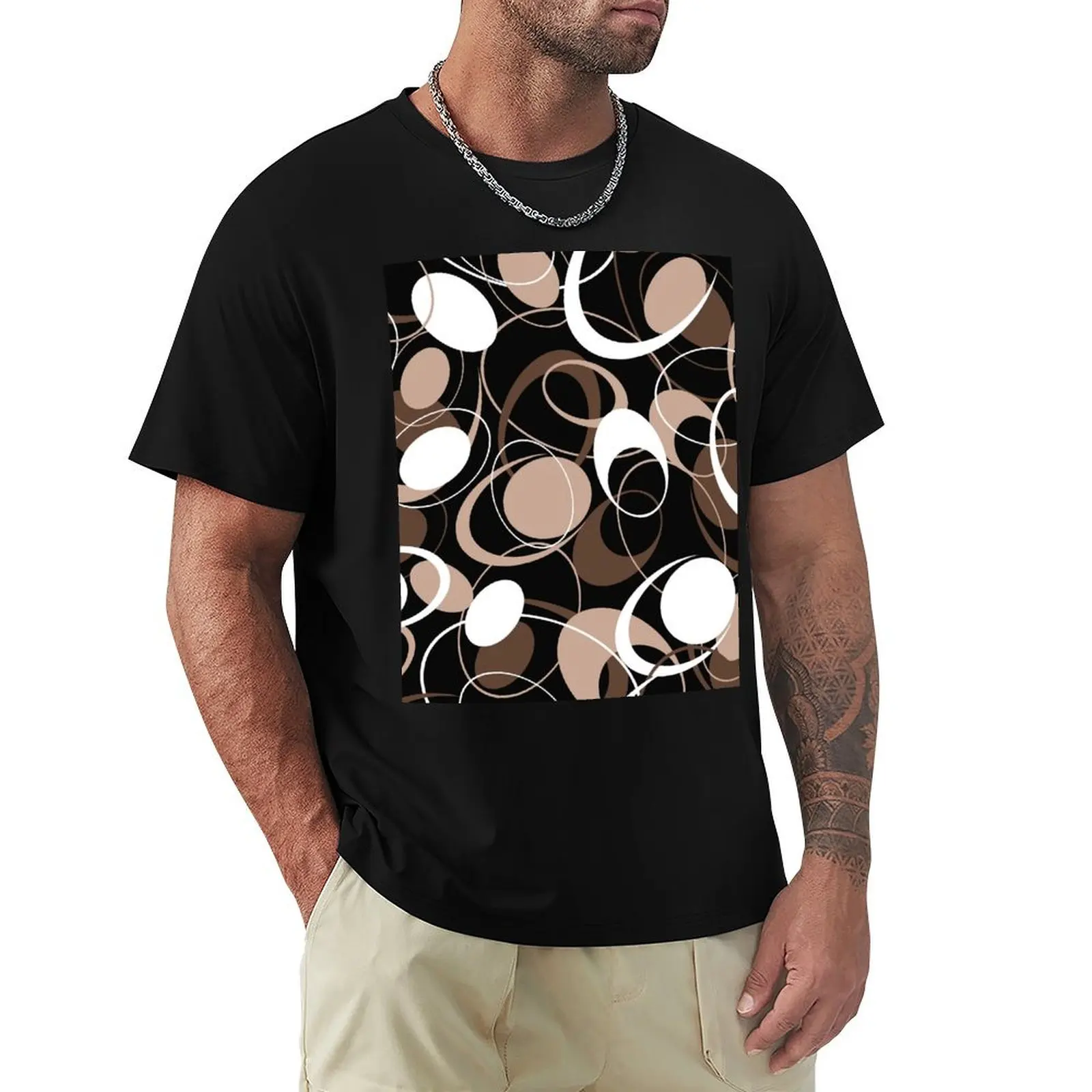 Retro 60s Ovals T-Shirt UV Sun Protection Tee Shirt