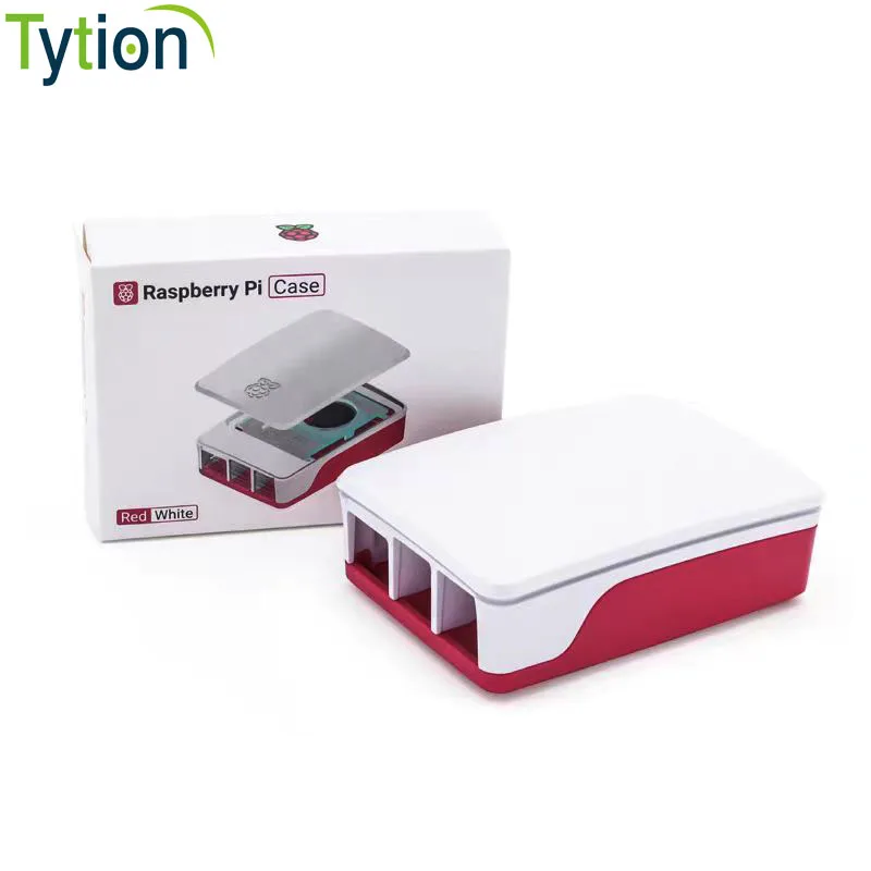 

Raspberry Pi 5 Case ABS Shell with Temperature Controlled Fan Support Cluster Stacking