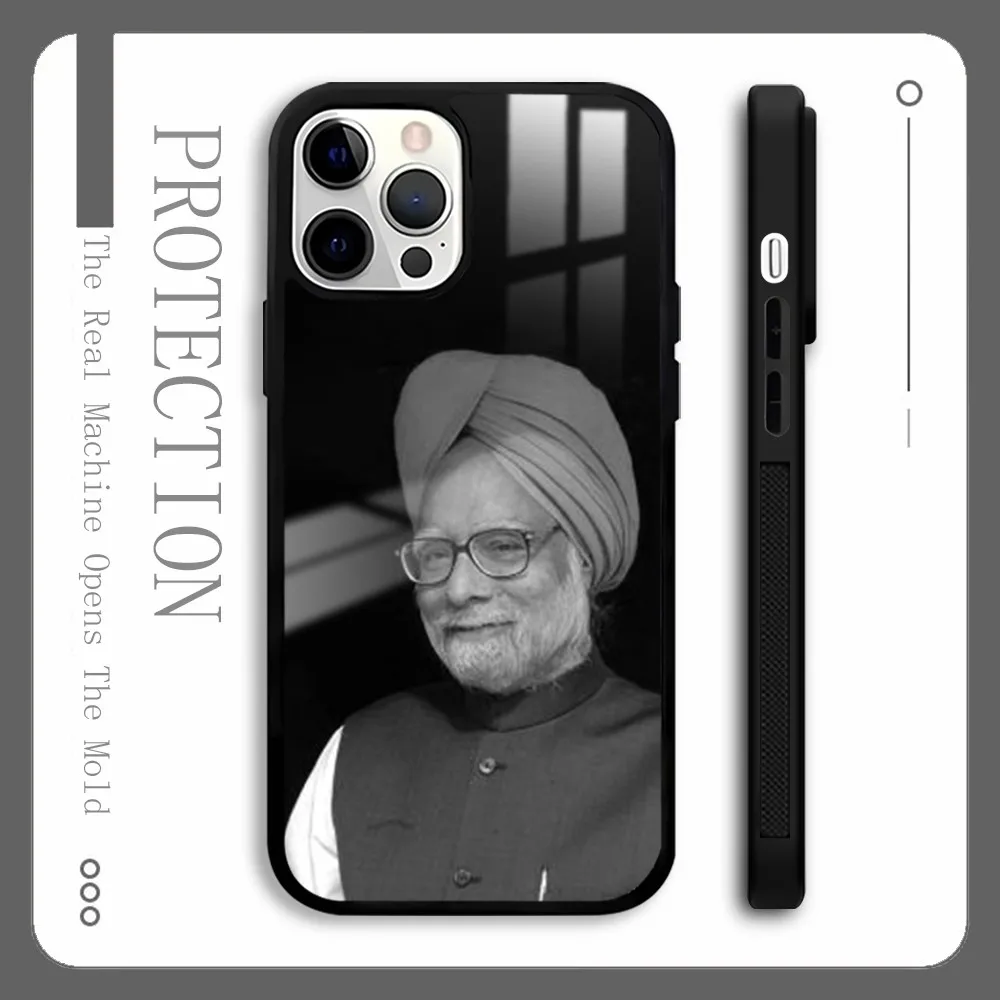 India M-Manmohan S-Singh Phone Case For IPhone 16 15 14 13 12 11 Pro Xs Max Mini Plus Celulares Hard Funda