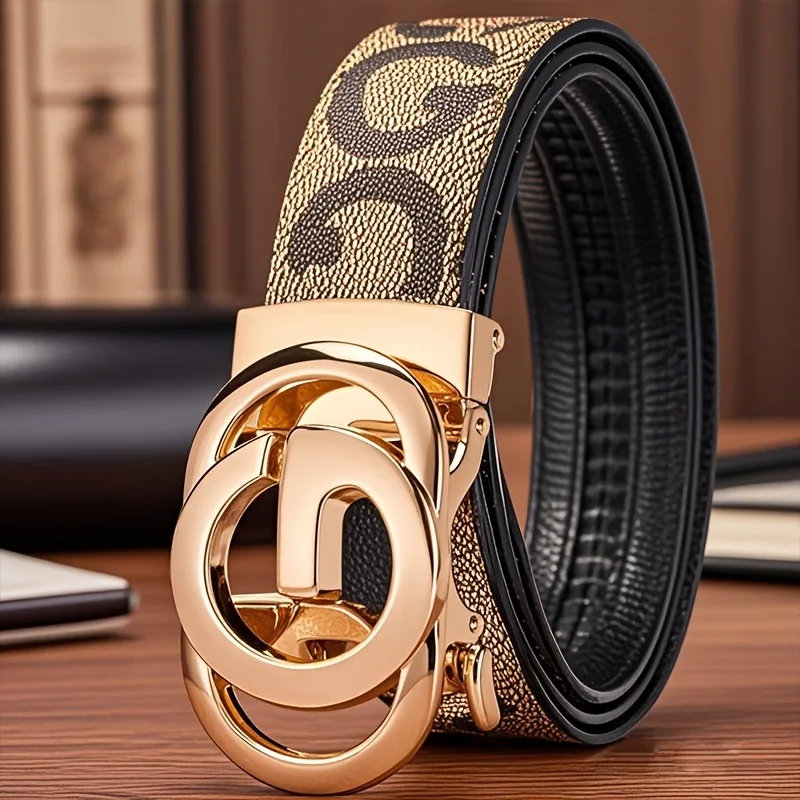 

Luxury Brand Men Belt High Quality Leather Business Designer famous Belts for men Jeans Strap Male Metal Buckle belt