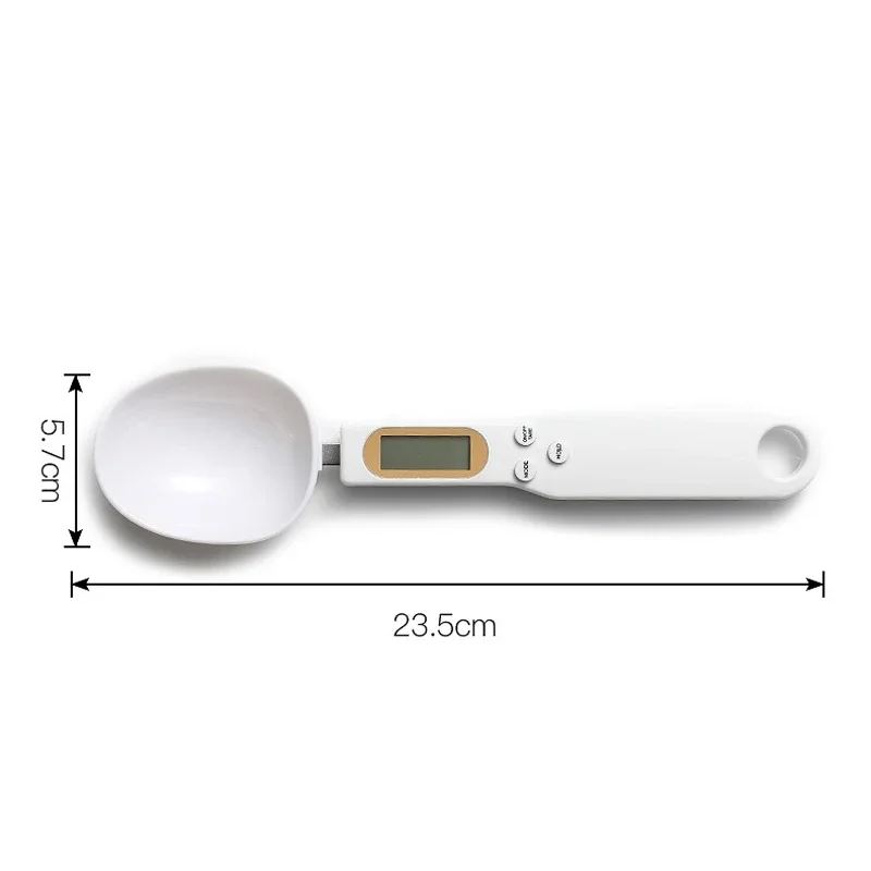 Weighing Spoon Scale Home Kitchen Tool Electronic Measuring Coffee Food Flour Powder Baking LCD Digital Measurement Adjustable