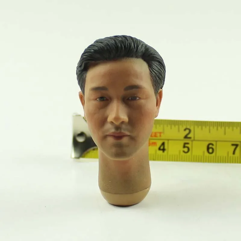 1/6 Male Soldier Head Sculpt Asian Star Leslie Cheung Head Carving Model for 12inch Action Figure Hobbies m5 toy