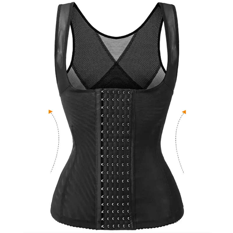 

Dimmkof Корсет для тренировки талии с открытой грудью и пряжкой на талии Корсет Cincher Корректирующее белье Корсет под грудью Корректирующий пояс Жилет Майка