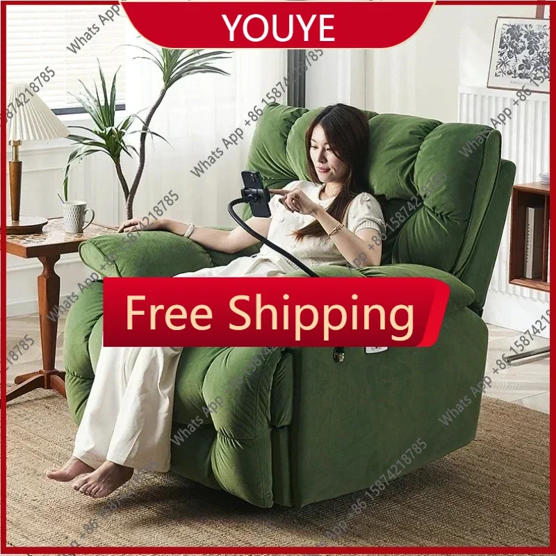 Sillón Eléctrico Inteligente Giratorio N5, Sofás de Masaje, Sillones Individuales para Sala de Estar, Sillón Reclinable Moderno Nórdico, Muebles Individuales