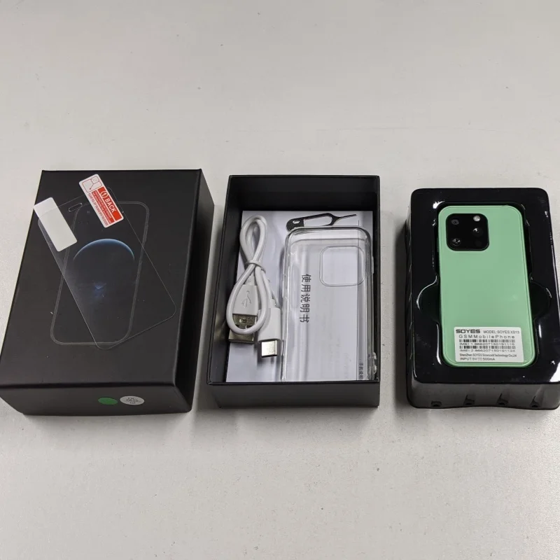 SOYES XS13 Android هاتف ذكي صغير 2.5 بوصة MTK رباعي النواة 2GB RAM 16GB ROM 5MP كاميرا مزدوجة SIM المزدوج الاستعداد 3G بطاقة الجيب الهاتف