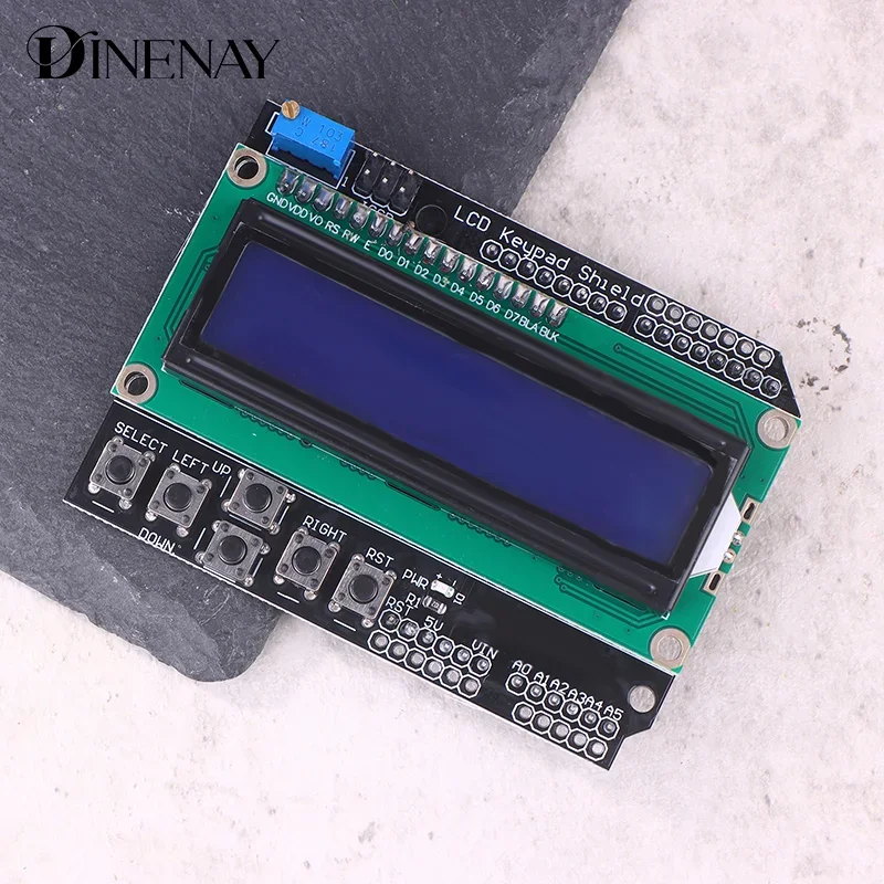 Blue Screen LCD1602 Expansion Board with KeyPad Shield Ideal for Intelligent Home and Robotics Projects