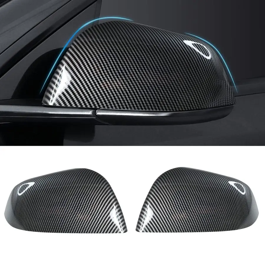 

Комплект из 2 глянцевых накладок на боковые зеркала из карбона для Tesla Model 3 2019-2025