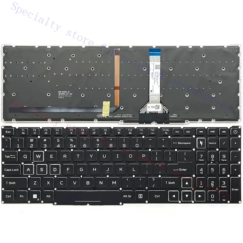 New For Acer Nitro 16 AN16-41 AN16-42 AN16-43 AN16-51 AN16-61 AN16-73 AN17-51 Series Laptop Keyboard US 4-Zone RGB Backlit
