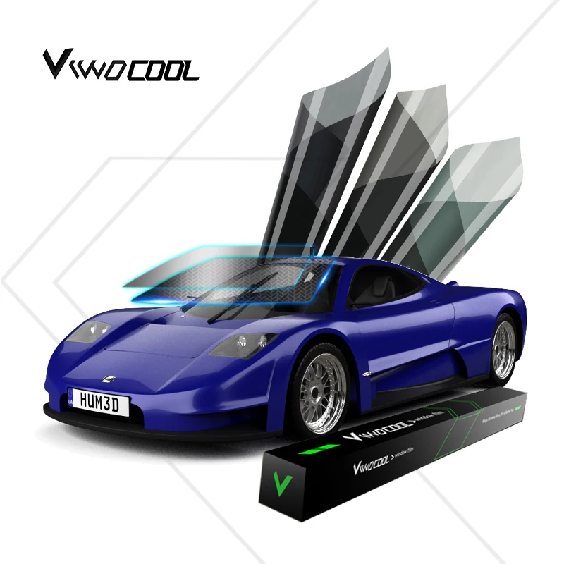 Viwocool Factory Car Accessories 2022 Car Tint Roll Wholesale Price Car Window Tint Film 5%