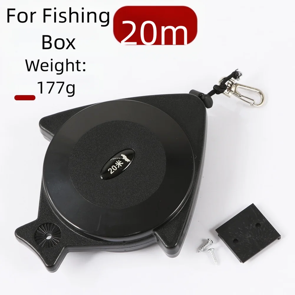 

Automatic Fishing Reel Retriever For Anglers Elastic Handline With Clip Self-Recoiling Mechanism Multi-Strand Rubber Bands