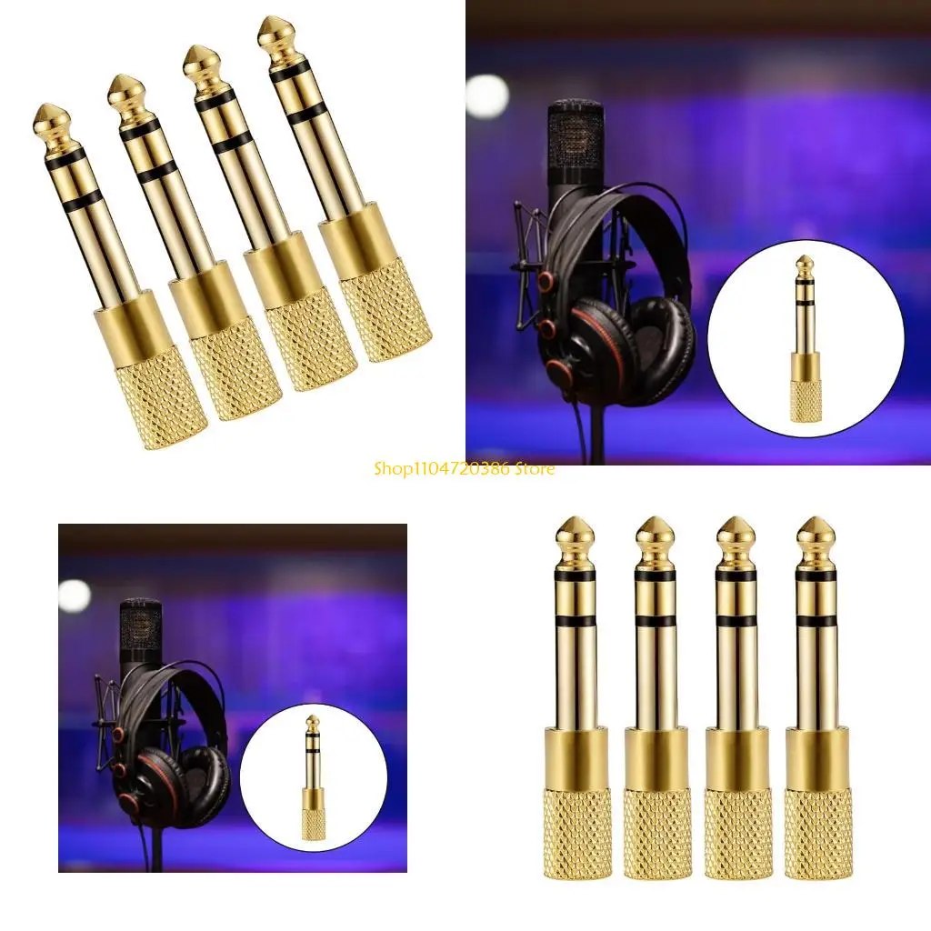 K0EA Headphone Adapter 6.35mm (1/4inch) Male to 3.5mm (1/8inch) Female Converter Adapter for Speaker Camcorder