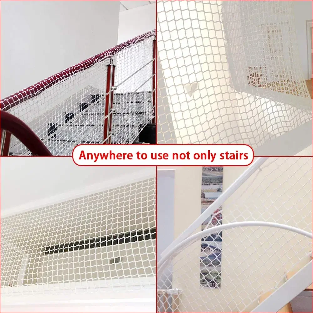 Child safety net, stair, balcony, railing, fence, protector, protective net/pet toy, fall prevention, garden plant climbing net