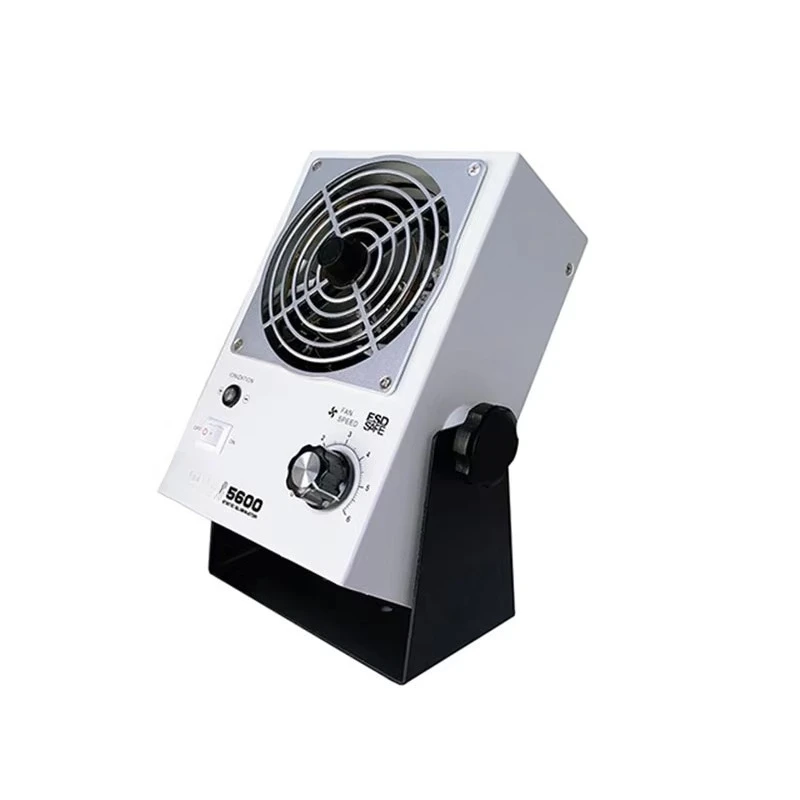 BAKON BK5600 AC Static Elimination Desktop Mini ESD Ionizing Air Blower Electric Blower High Pressure 40cmx100cm AC220V/50HZ