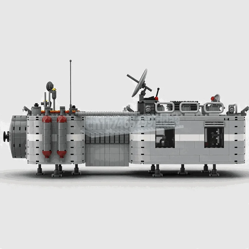 1071 Pcs Planetary Habitat Building Blocks Space Base Station Model Creative DIY Assembly Home Display Collection Festival Gift