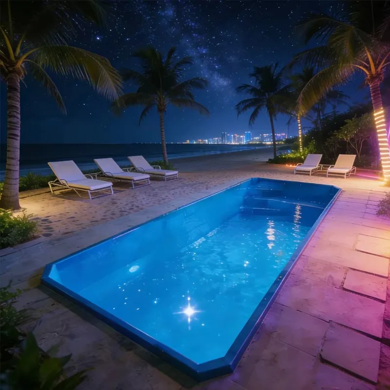 Glass Fiber FRP Prefab Pool for Adults Children Pet Friendly Container Design Commercial Custom