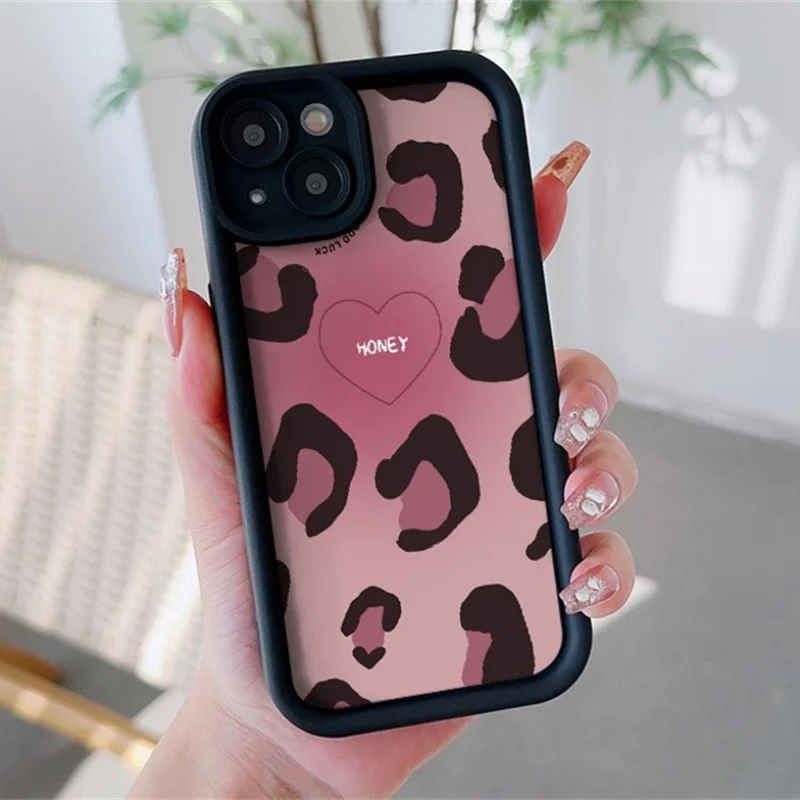 حافظة لهاتف Honor 400 200 Lite 400 Pro Magic 7 Lite 90 X9C Smart 5G Huawei P40 Lite P30 Pro Nova 5t غطاء بطبعة الفهد من السيليكون