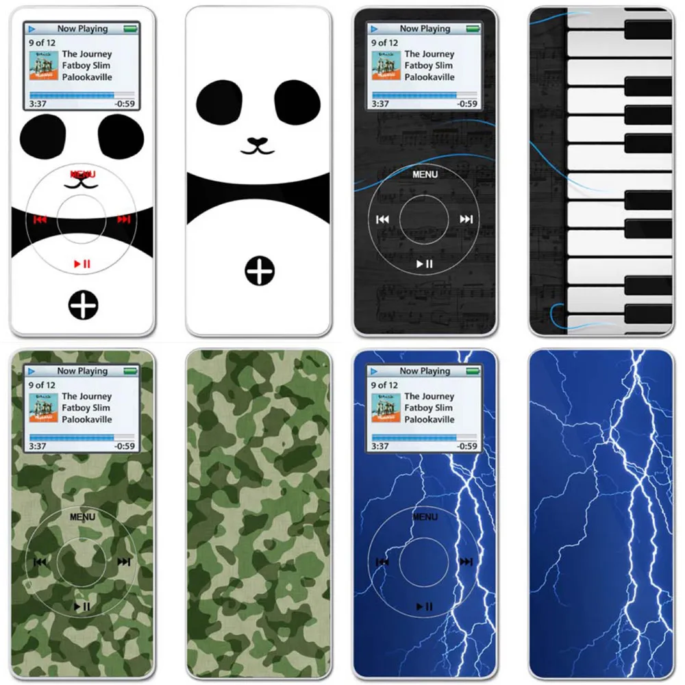 for iPod nano 1 Protective skin sticker front and Back Skin Decal