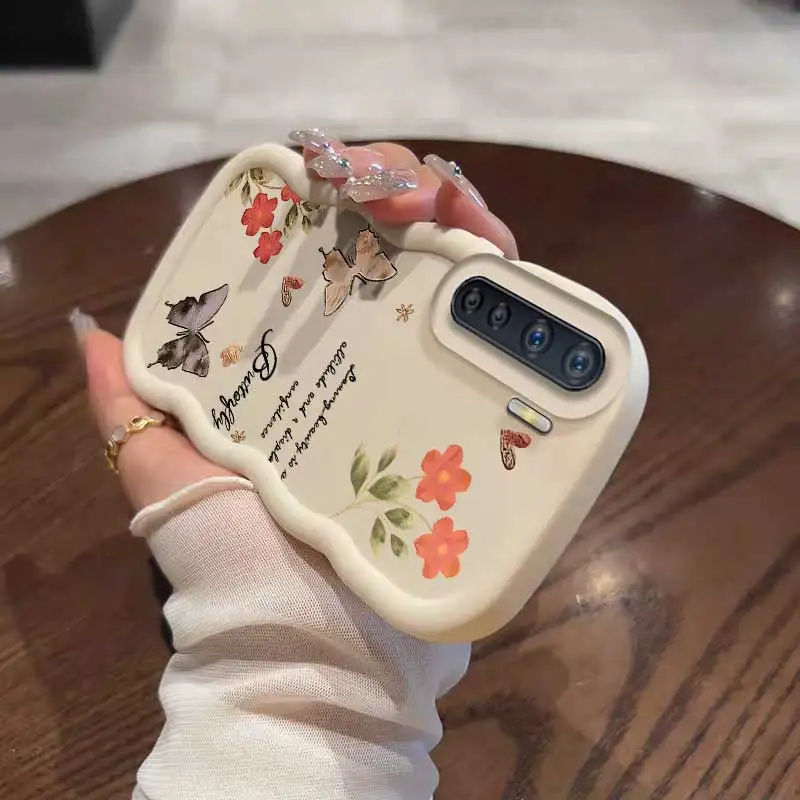 Étui Flexible volant papillons d'automne décontracté, conçu pour Reno3 4G, anti-rayures pour OPPO A Reno k F 27 10 58 2 4 54