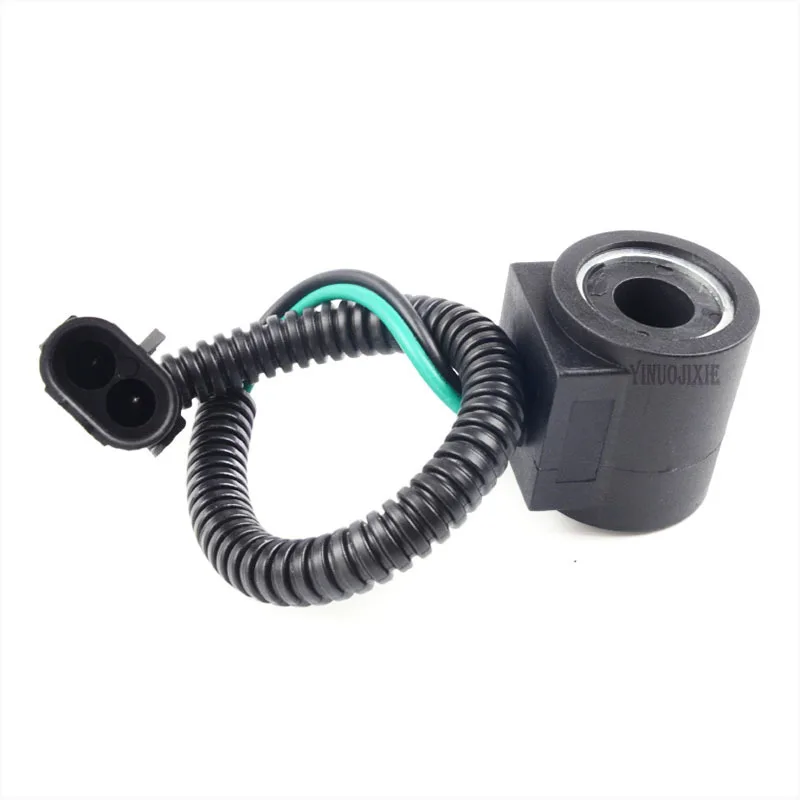 

For Shanhe Intelligent SWE 60/70N9 Pilot Safety Lock Excavator Electromagnetic Valve Coil DC12V 24V
