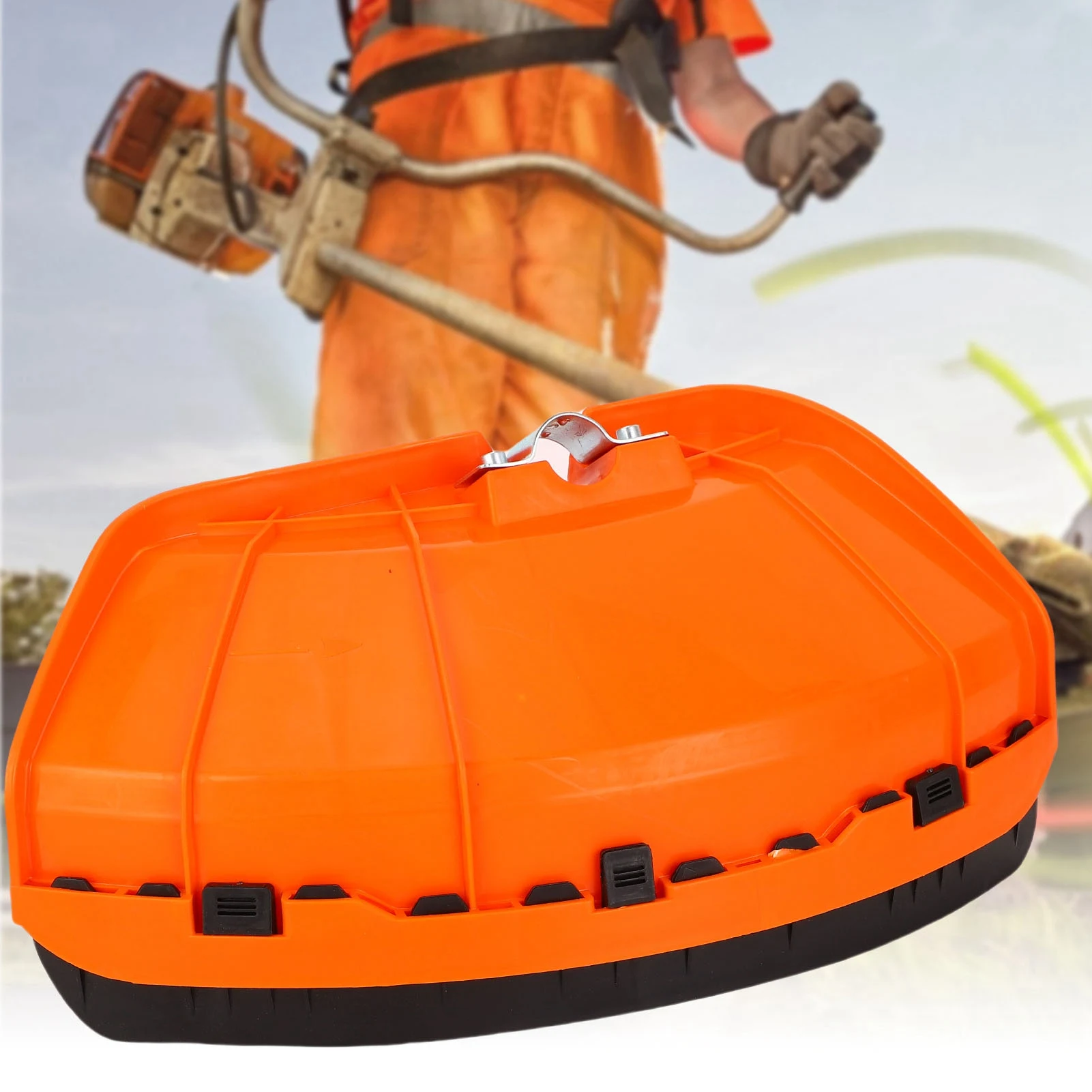 26mm/28mm Orange Plastic Lawn Mower Trimmer Dust Proof Cover Accessory Brush Cutter Guard Cutter Cover Strimmer Cover