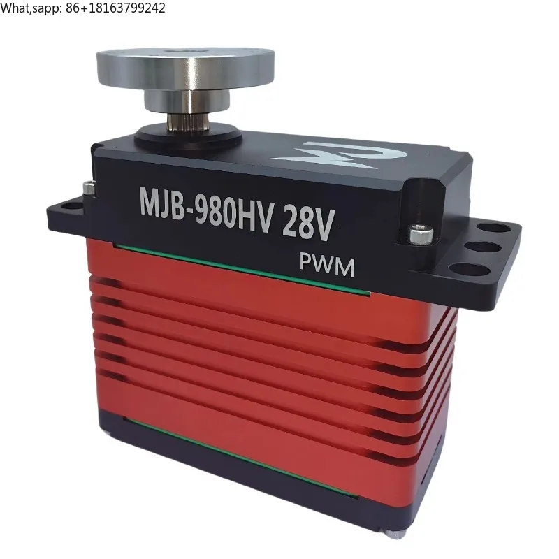 

MJB-980HV 28V, 900kg-cm Super High-torque All-metal Brushless Motor Programmable Digital Servo