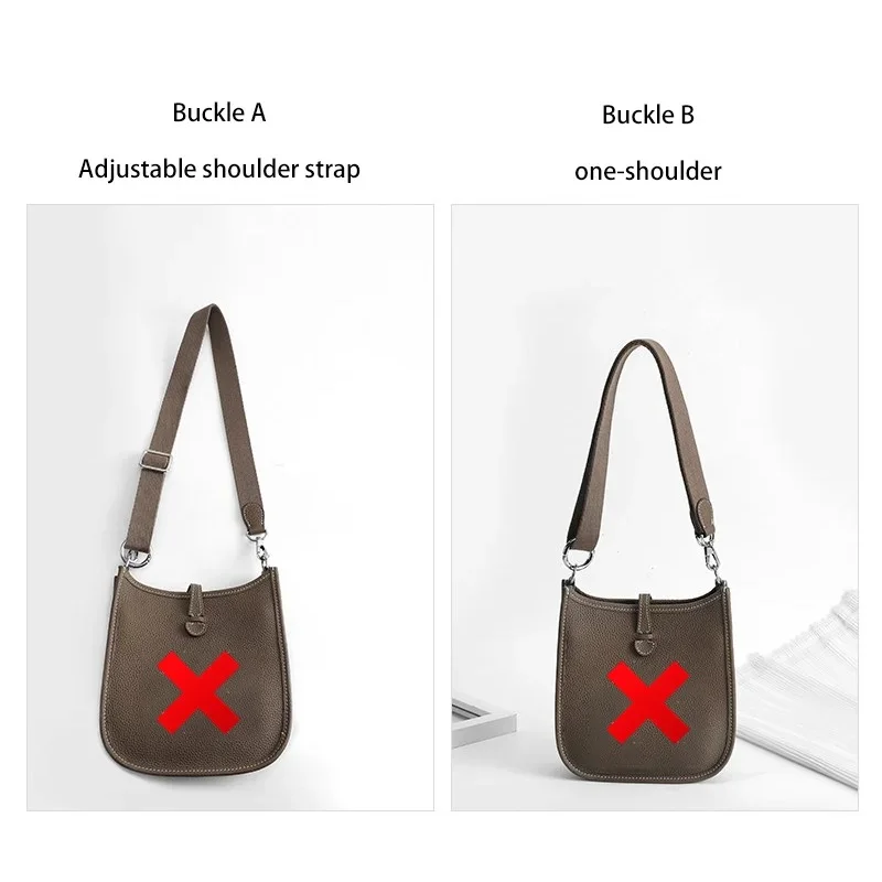 Adjustable Buckle For Evelyne Mini16 23 29 Shoulder Strap Shortener Buckle Easy To Install Bag Modification Bag Accessories