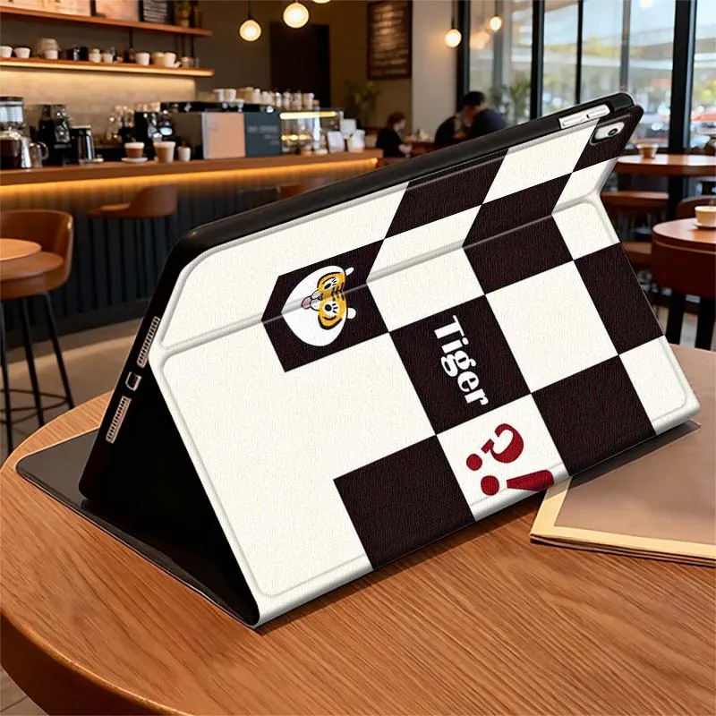 أسود أبيض النمر نمط لباد برو 10th 11th 5th 6th 7 8 9 2 gen 11 13 M4 M5 10.2 9.7 12.9 10.5 10.9 بوصة اللوحي