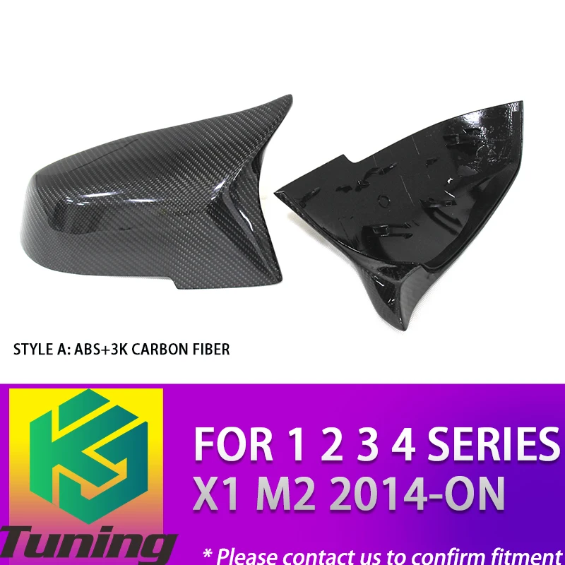 

OX Horn Look Carbon Fiber Mirror Cover For 1 2 3 4 Series F20 F21 F22 F23 F30 F31 F32 F33 F36 X1 E84 M2 F87