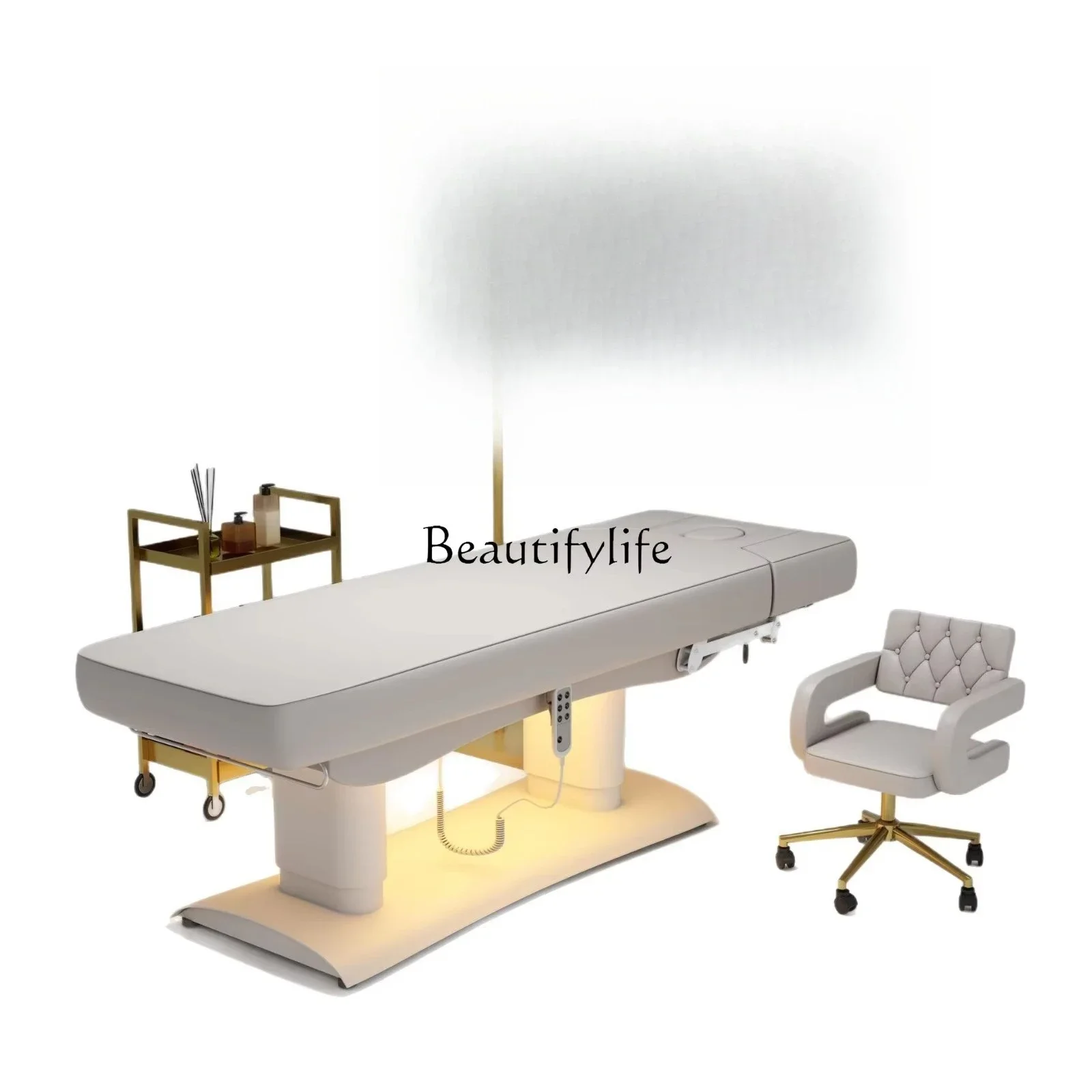 04*Electric lifting beauty bed, special massage bed for beauty salon