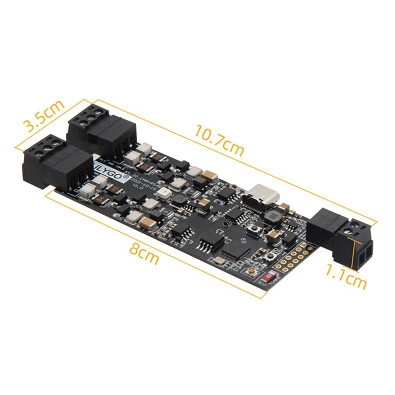 Imagem -05 - Ttkk Control Module Development Board Suporta Cartão tf T-can485 Esp32 Can Rs485 Hot