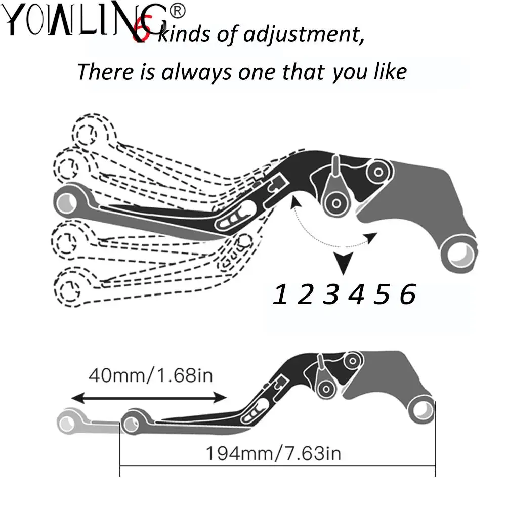 Motorcycle Accessories Adjustable Folding Extendable Brake Clutch Levers For Honda CB-1 CB1 CB400F CB 400 F 400F 1989 1990 1991