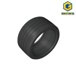 

Кирпичи Gobricks в сборе GDS-1230, детали, шина 56x28 ZR, совместимые с уличными блоками lego 41897, строительные блоки