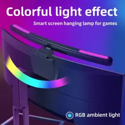 Led Monitor Lights Bar RGB Dimmable Desk Lamps Screen Hanging Computer Light For Monitor Lights PC Home Bedroom Study Office