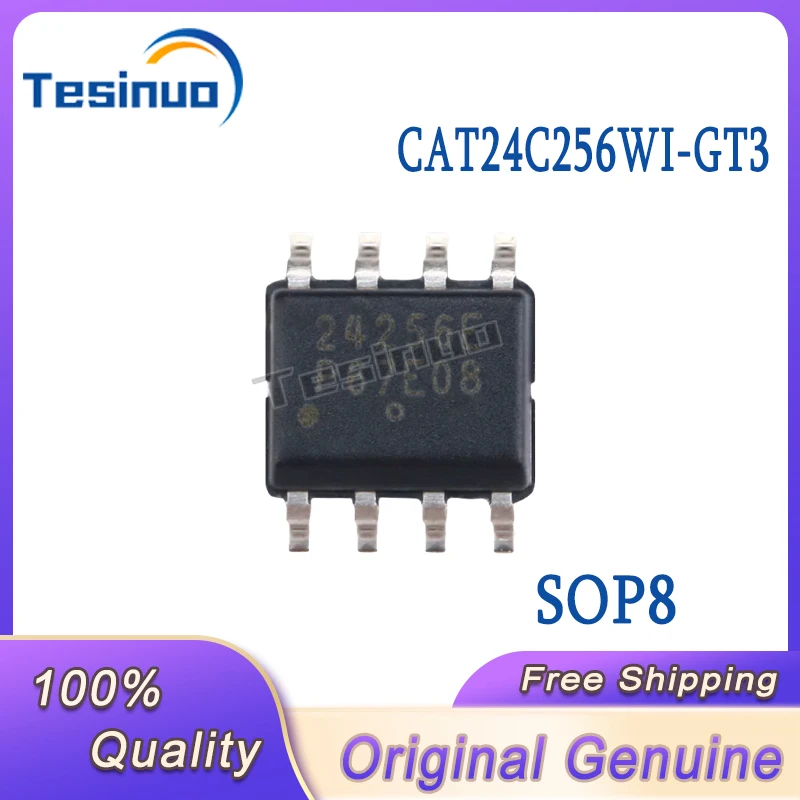 5/PCS New Original CAT24C256WI-GT3 SOP-8 Memory EEPROM Serial 256Kb In Stock