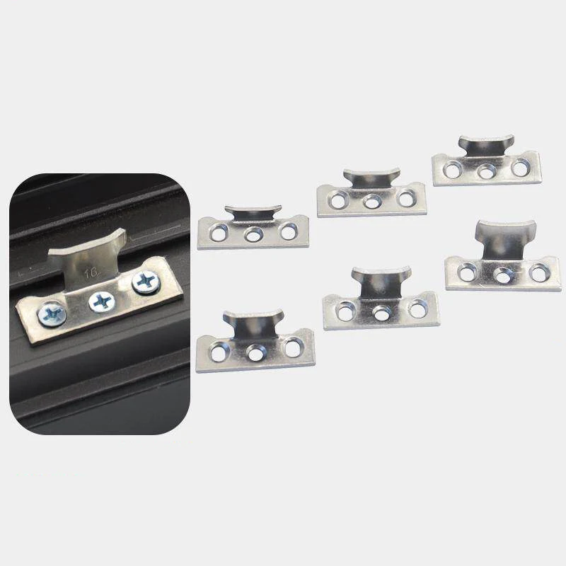 Old Style 50 Aluminum Alloy Window Latch Casement Window Lock Point Stopper Drive Link Lock Block Thermal Break Frame Lock Block