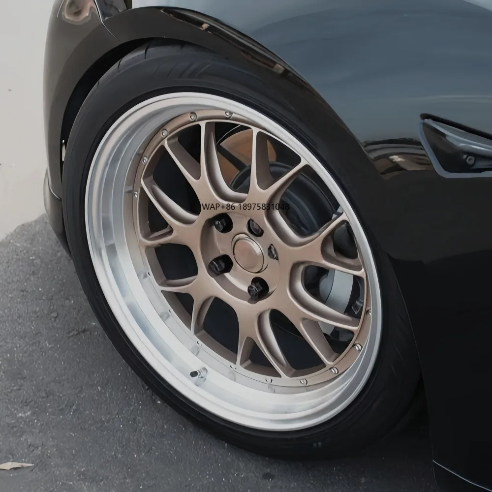 

2 Piece Forged 5x114.3 Wheels 18 19 20 Inch Rims Alloy Silver Face Car Wheels for