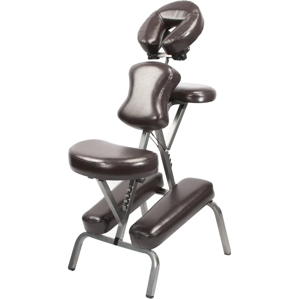 

Master Massage Bedford Portable Massage Chair - Lightweight with Carrying Bag - Tattoo Height Adjustable Folding Face Cradle SPA