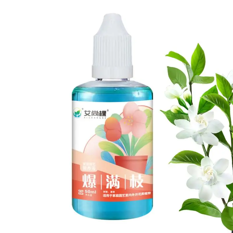 Flower Food Flower Plant Food 50ml Blossom Liquid Nutrition Natural Fast-Acting Liquid Fertilizer For Gardenia Garden Hydrangea