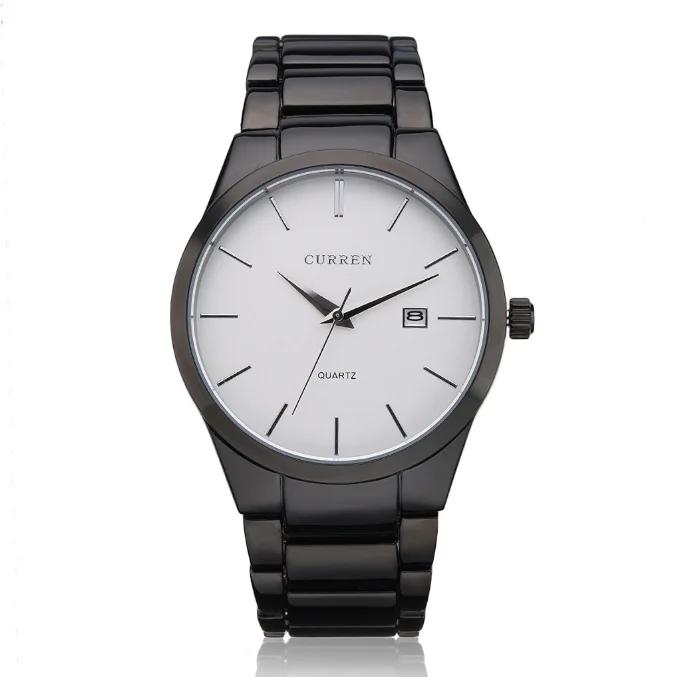 

Hot selling 2024 new men's alloy bar quartz men's watch, calendar, sports and leisure, waterproof Shipped within 48 hours