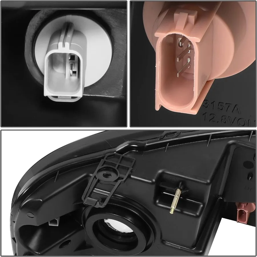 HLOHF1504SMCL1 Smoke Lens Headlights Replacement for 20042008 F150 and 20062008 Mark LT Trucks Enhanced Visibility and Modern A