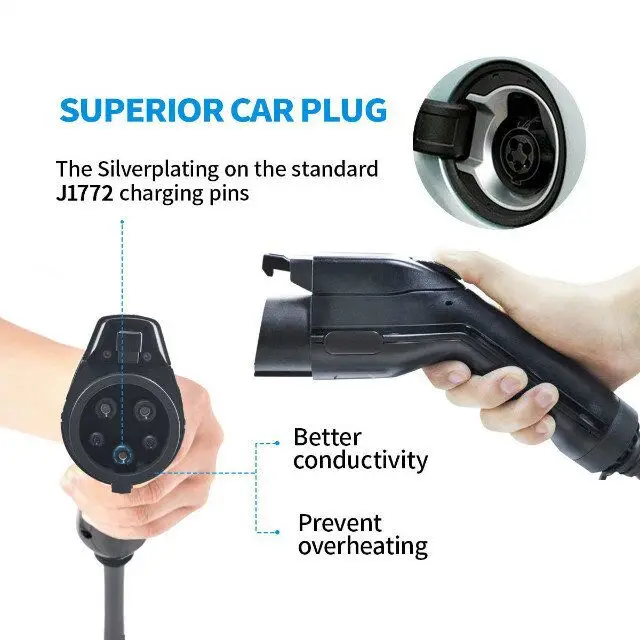 16A Level2 IP67 Type1 Caixa portátil do carregador EV do carro elétrico