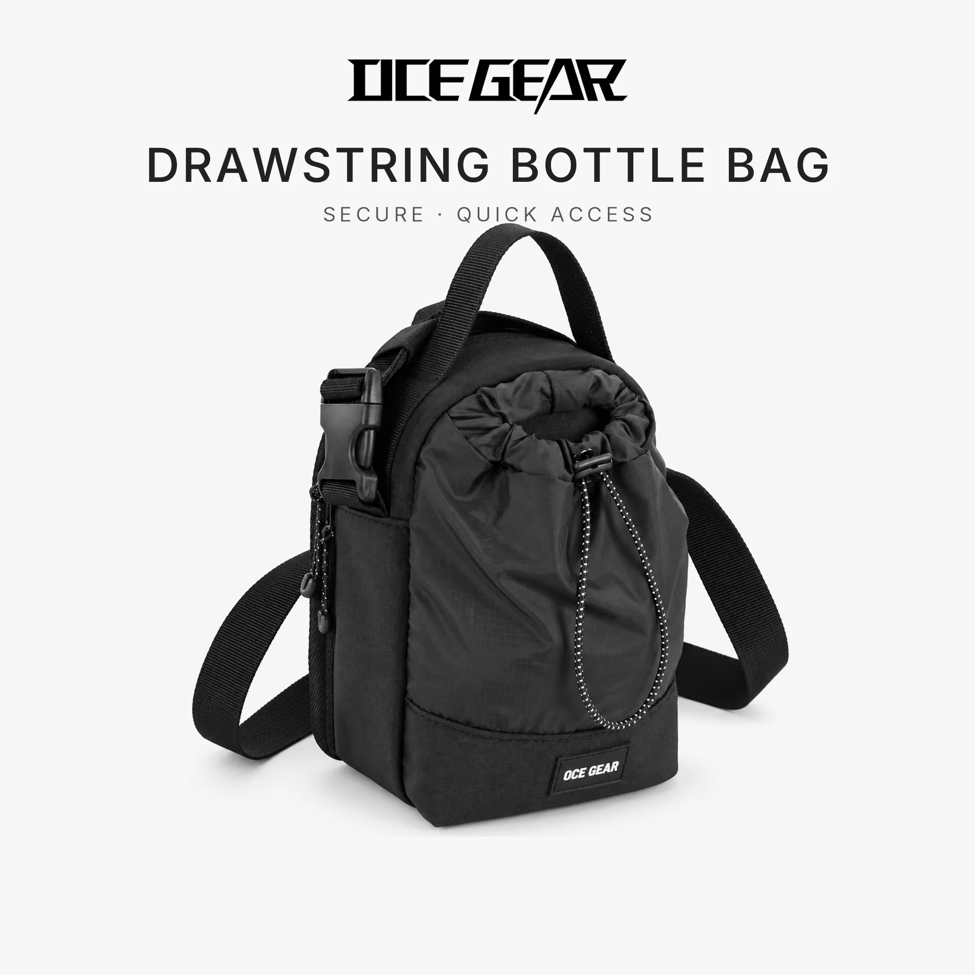 OCEGEAR Multifunctional Crossbody Water Bottle Bag Lightweight Portable Fashionable Strap Bag for Women And Men