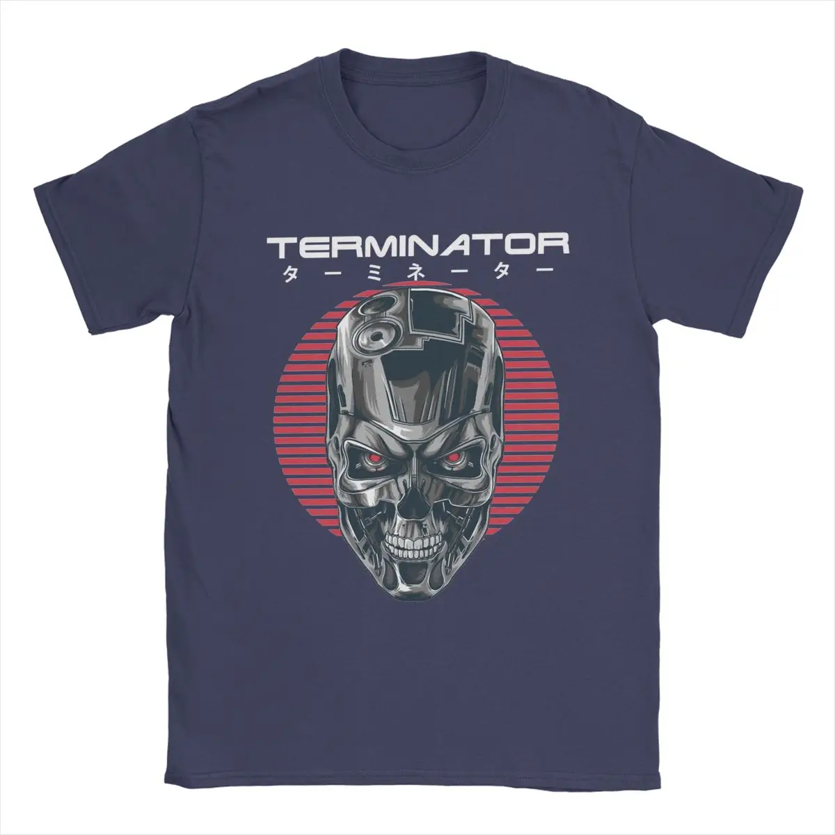 T-800 Terminators Men T Shirts Awesome Tee Shirt Short Sleeve Crewneck T-Shirts Pure Cotton Printed Tops