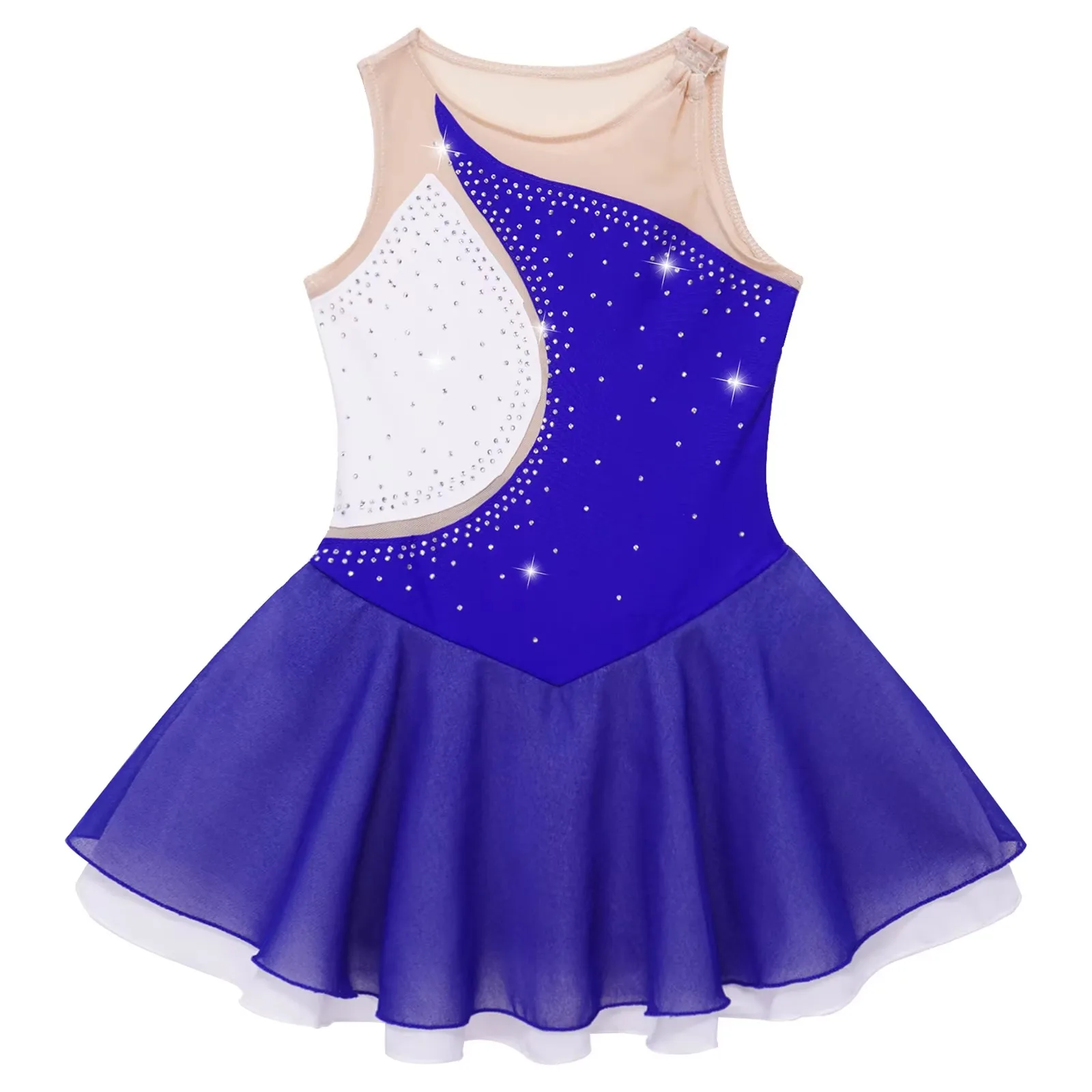 Traje de baño de gimnasia para niñas, leotardo de Ballet brillante, tutú de bailarina, vestido de baile, patinaje sobre hielo, ropa de Ballet