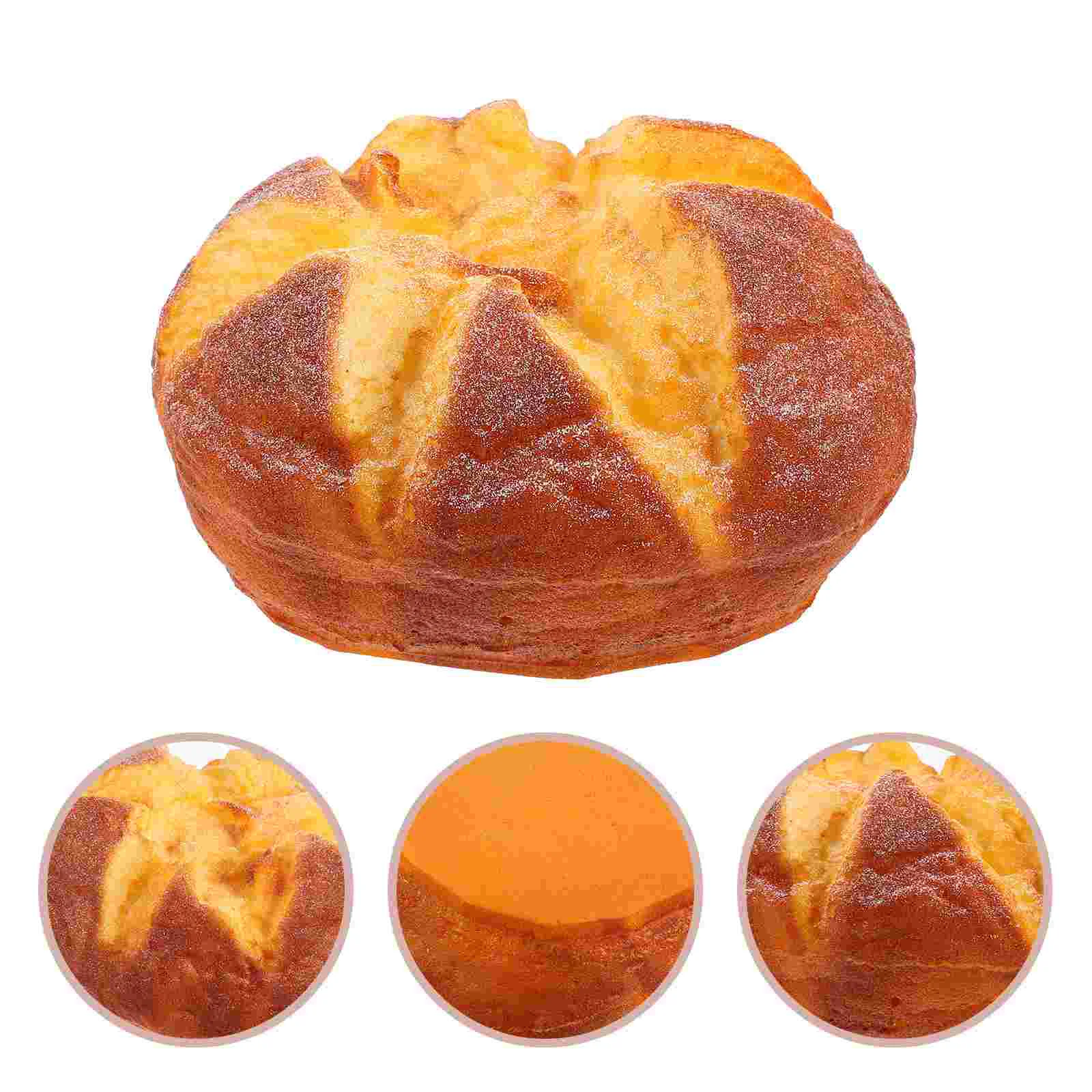 Realistic PU Bread Model naments Decorative Faux Bakery Props Photography Training Kindergarten Hotel Use