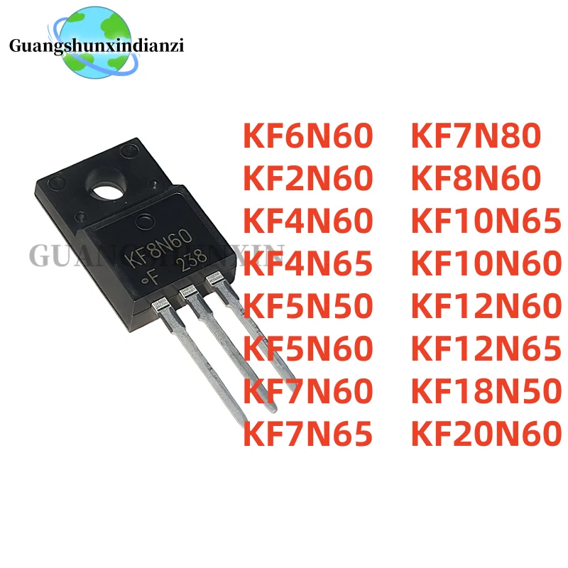 TO-220F KF8N60 KF6N60 KF5N60 KF4N65 KF2N60 KF5N50 KF18N50 KF20N60 KF12N65 KF10N65 KF7N60 KF7N65 KF7N80 KF4N60 KF10N60 KF12N60