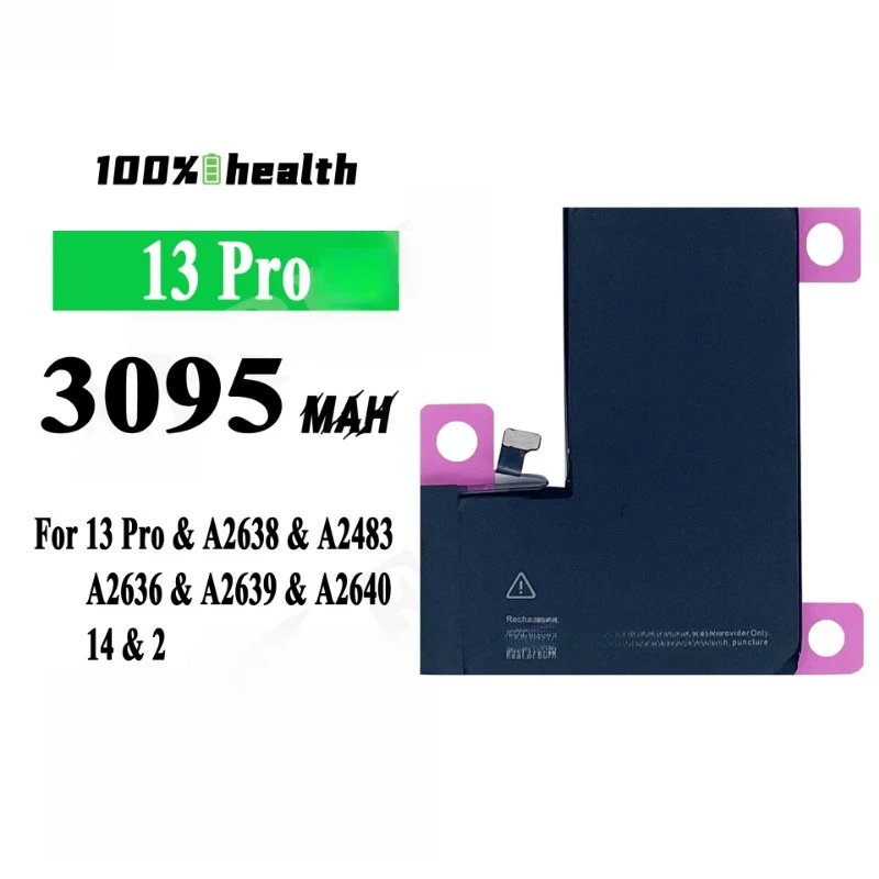 2406mAh/3227mAh/3095mAh/4352mAh New Replacement Mobile Phone Batteries For iPhone 13 Mini pro Max 13 Pro High Capacity battery
