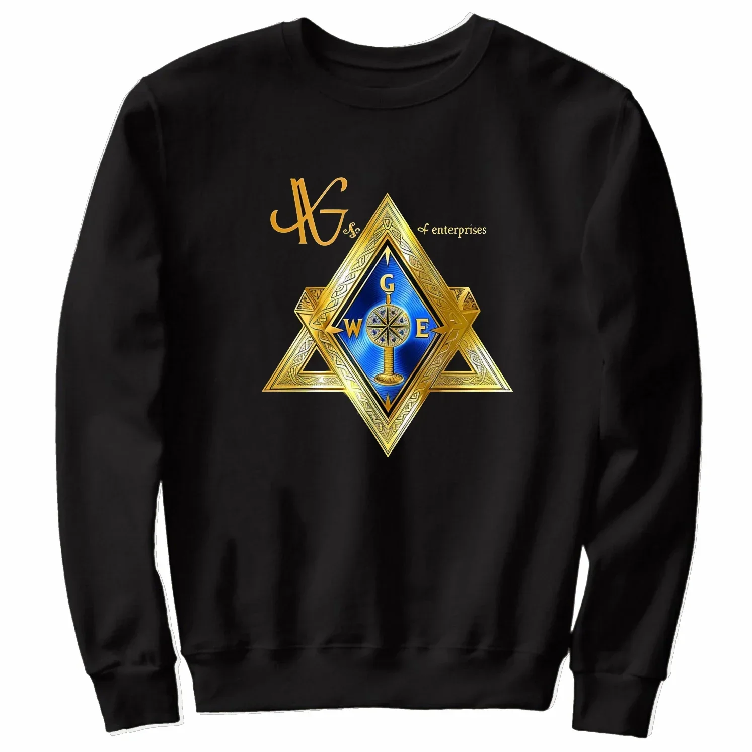 Stylish Freemason G Symbol & Square Compass Pullover Hoodie New 100% Cotton Comfortable Casual Mens Sweatshirts Streetwear