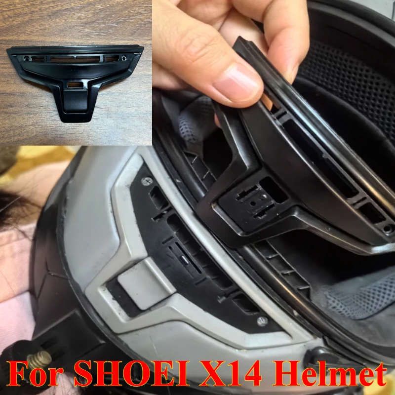 

1PCS Mouth Vent for SHOEI X14 Helmet, X14 Accessories, Intake and Exhaust Vent Universal Small Spoiler, Helmet Accessory